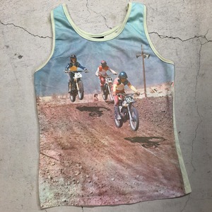 ⊕1970'S PICTURE TANK TOP USA