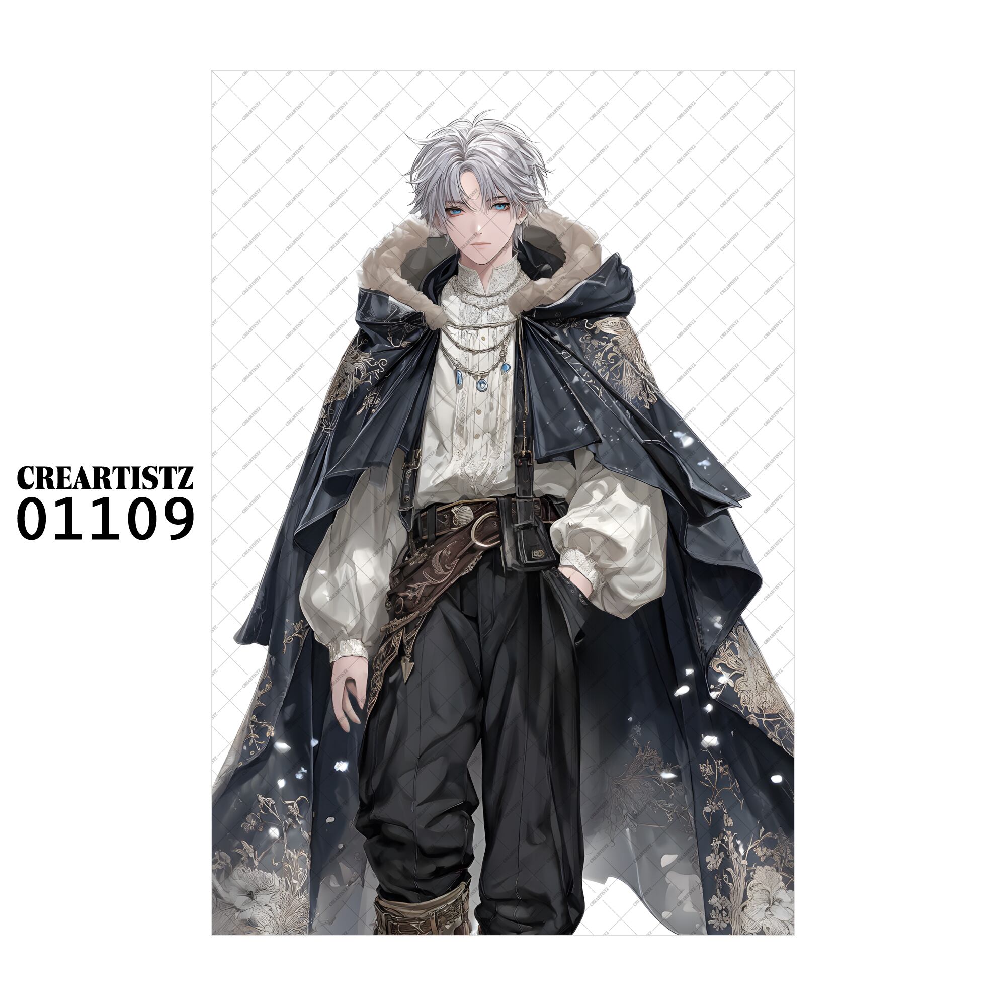 01109 ボーイ クール オリジナル ペーパー/ステッカー 4枚セット CREARTISTZ