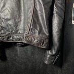 Dudra East / 本革レザージャケット / 3rdタイプ デザイン / 牛革 / レザートラッカー / アメカジ