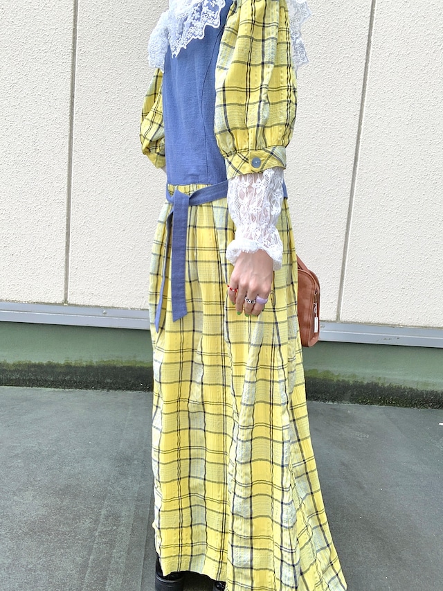 yellow ribbon dress | nunqu