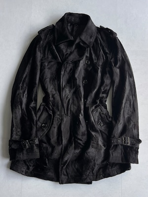 "semantic design" Multi Button Fur Coat