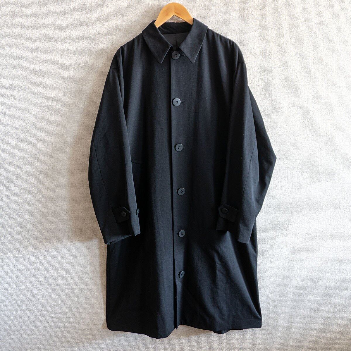 Y’s for men ワイズフォーメン ウールコート ブラック アーカイブ】Y's for men WORKSHOP【ステンカラー ウール ロング
