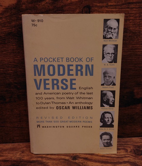 A POCKET BOOK OF MODERN VERSE