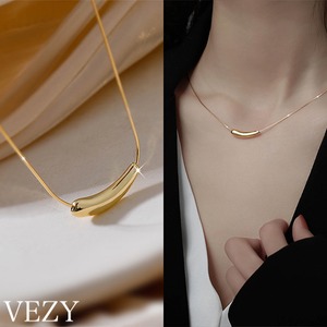 S925 simple necklace gold&silver item no.NS85 NG86