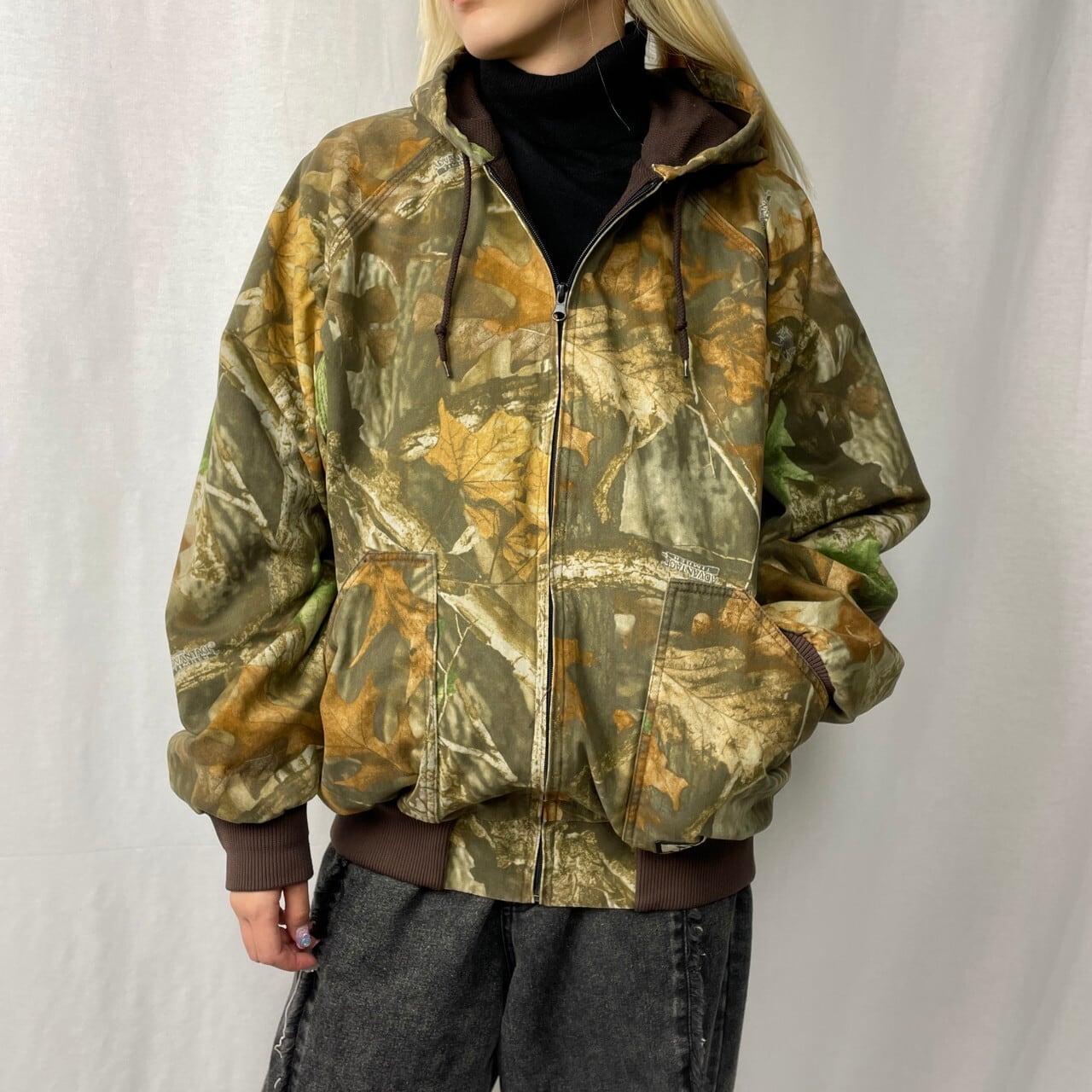リアルツリー 恋し カモ アクティブジャケット MOSSY OAK _12