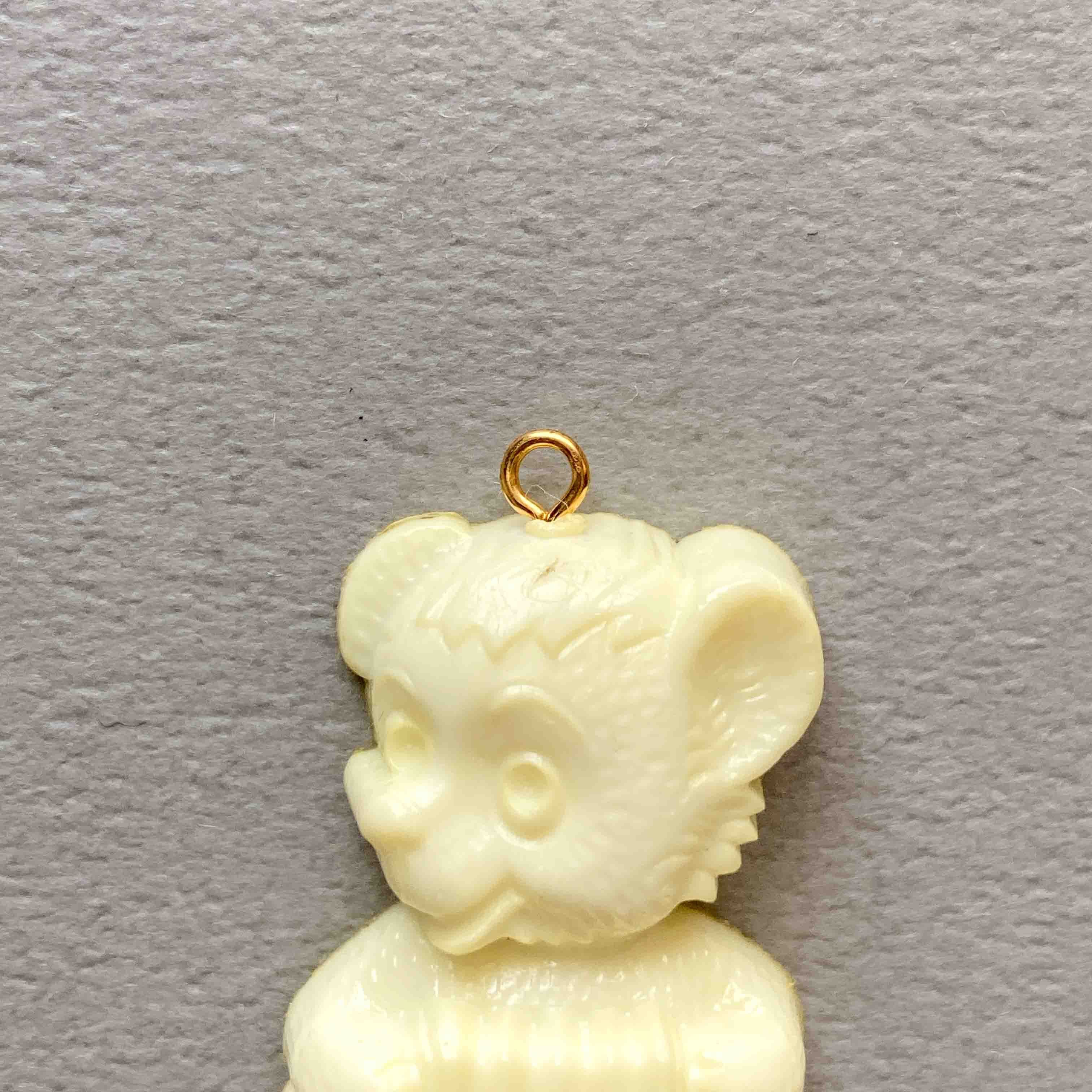 最終入荷〉ドイツアクリル ヴィンテージくまチャーム | Dua