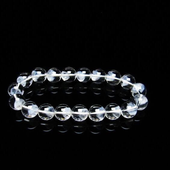 ホワイトファントム ブレスレット 10mm ファントムクォーツ 一点物 メール便送料無料 [M便 1/10] 111-21295