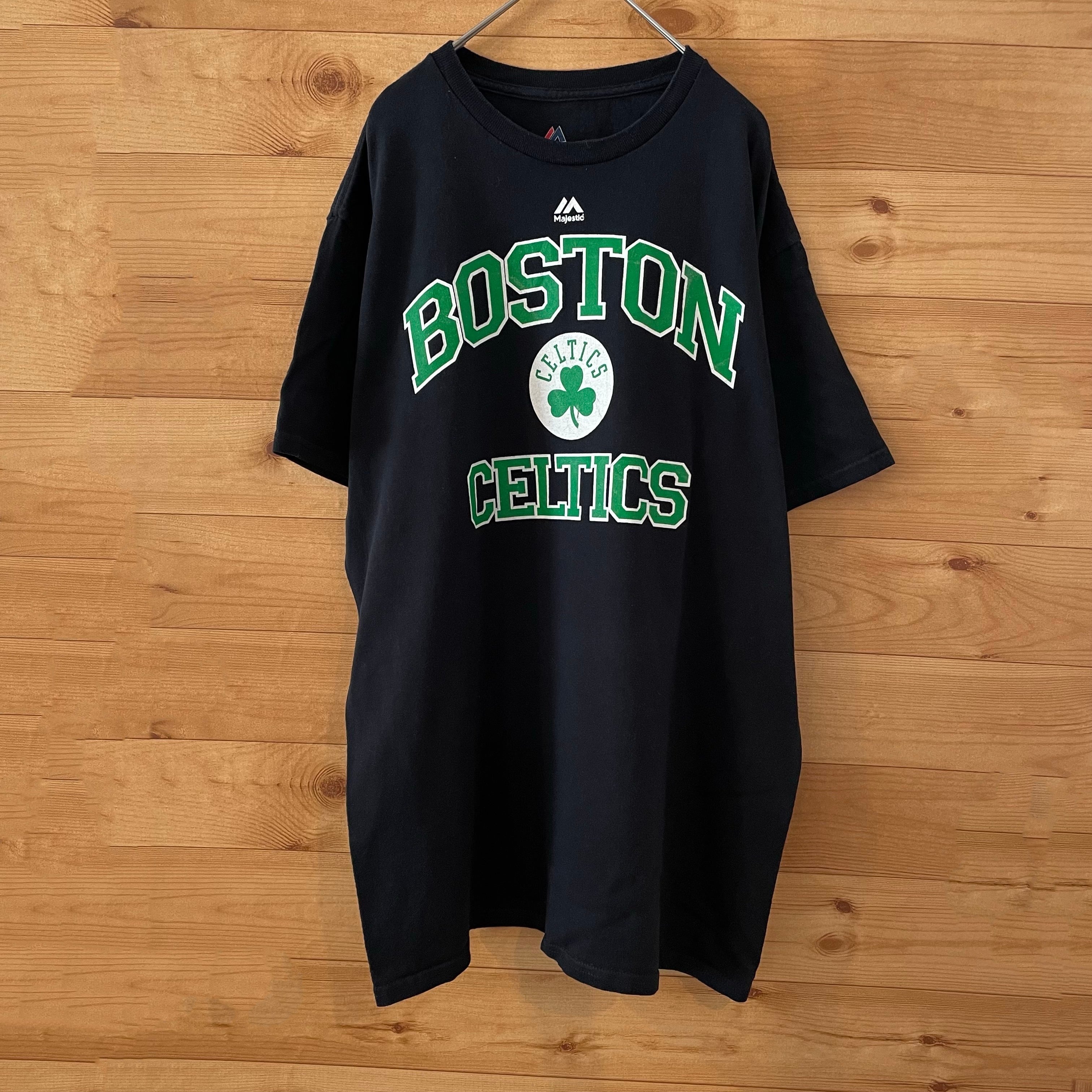 majestic】NBA ボストン・セルティックス Tシャツ アーチロゴ BOSTON CELTICS バスケットボール Lサイズ US古着 |  古着屋手ぶらがbest