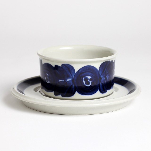ARABIA アラビア Anemone アネモネ ティーカップ＆ソーサー - 64 北欧ヴィンテージ