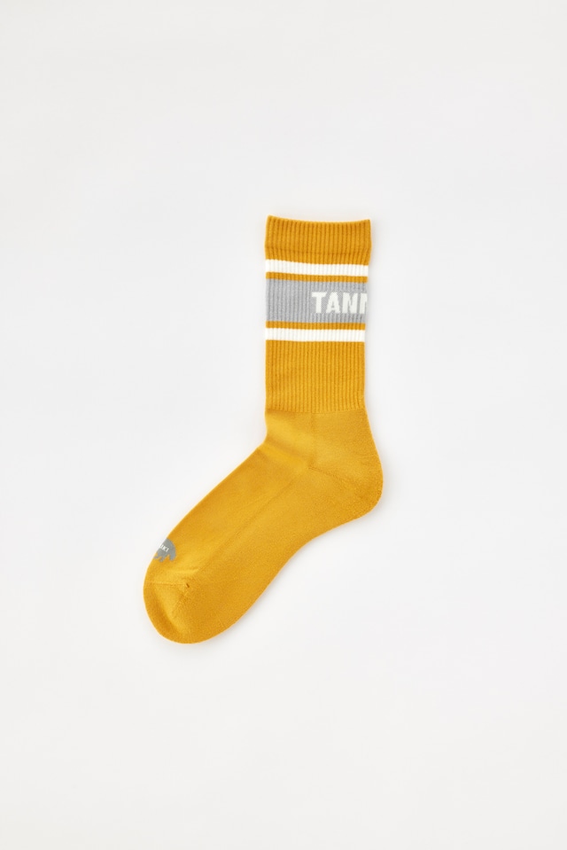 Sato Border Socks: Color Mustard