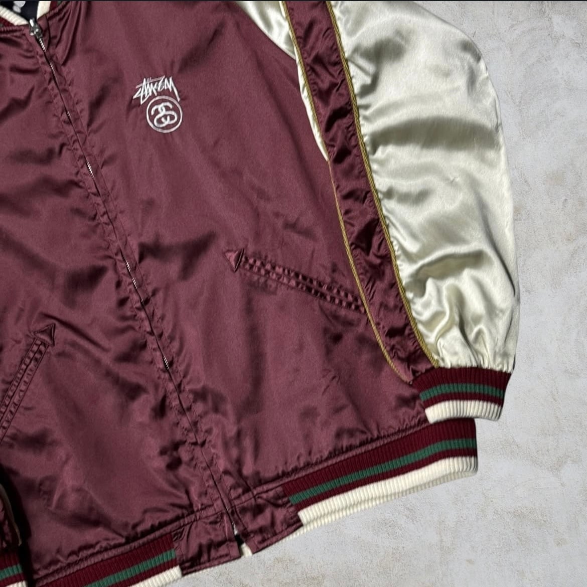 special】00's old stussy Souvenir Jacket “スカジャン”【高円寺本店