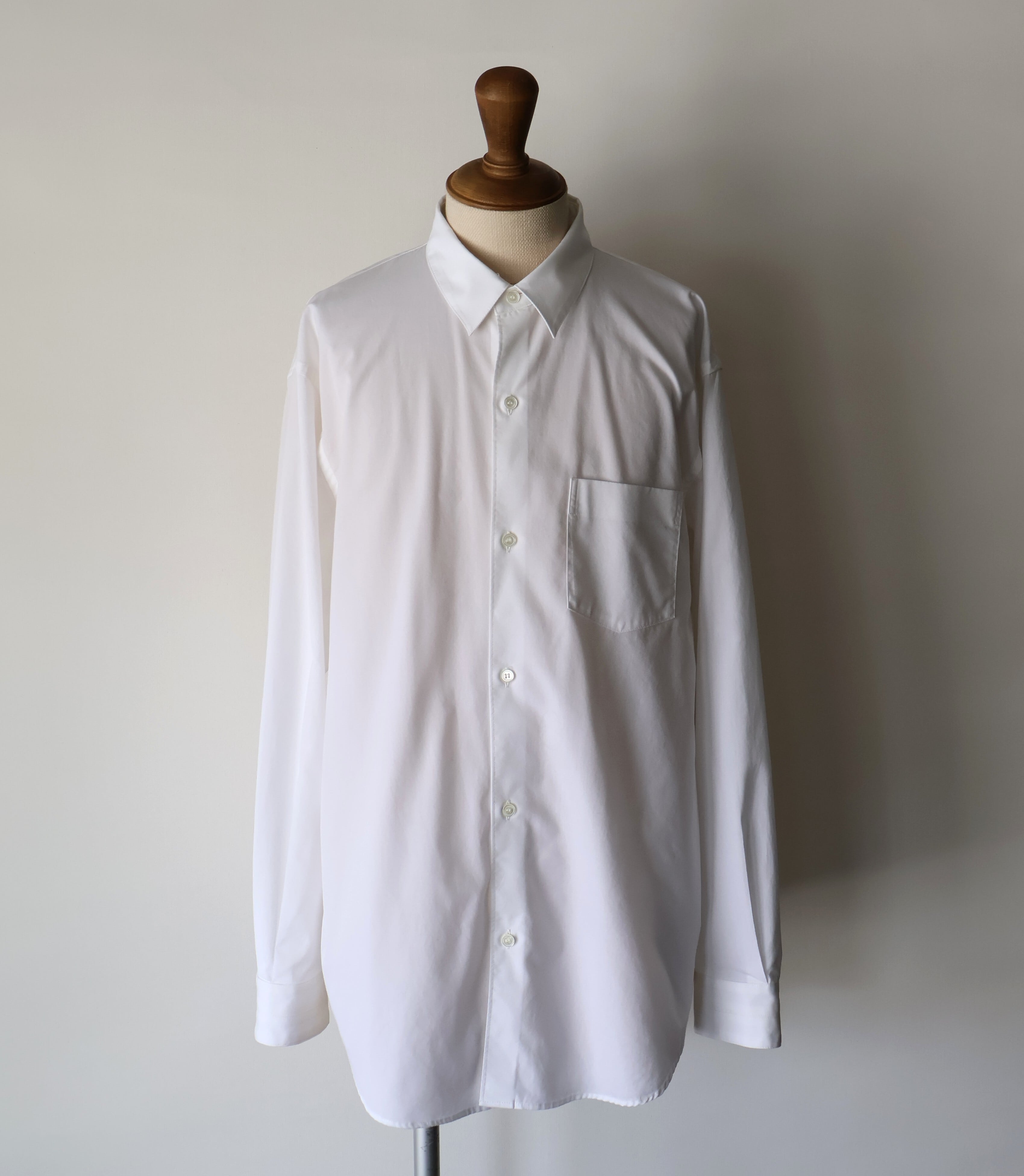 awasa “ regular collar shirt ( White )” | H.inch