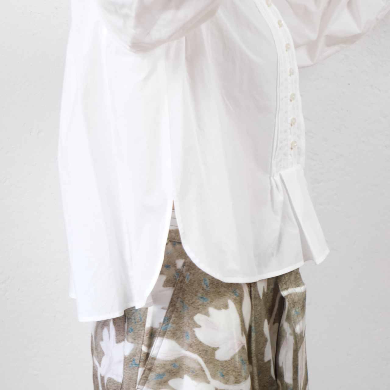 NativeVillage (ネイティブヴィレッジ) No.1 雪のきれ タックブラウス