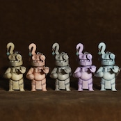 DWARF BOXER with removable helmet パープル