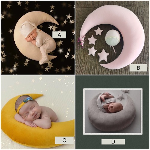 ニューボーンフォト newborn photo 撮影 新生児 赤ちゃん ベビー 写真撮影 新生児フォト 衣装 インスタ映え フォトジェニック 撮影 小物 プロップス 新生児写真 クッション 月 星 女の子 男の子 ユニセックス