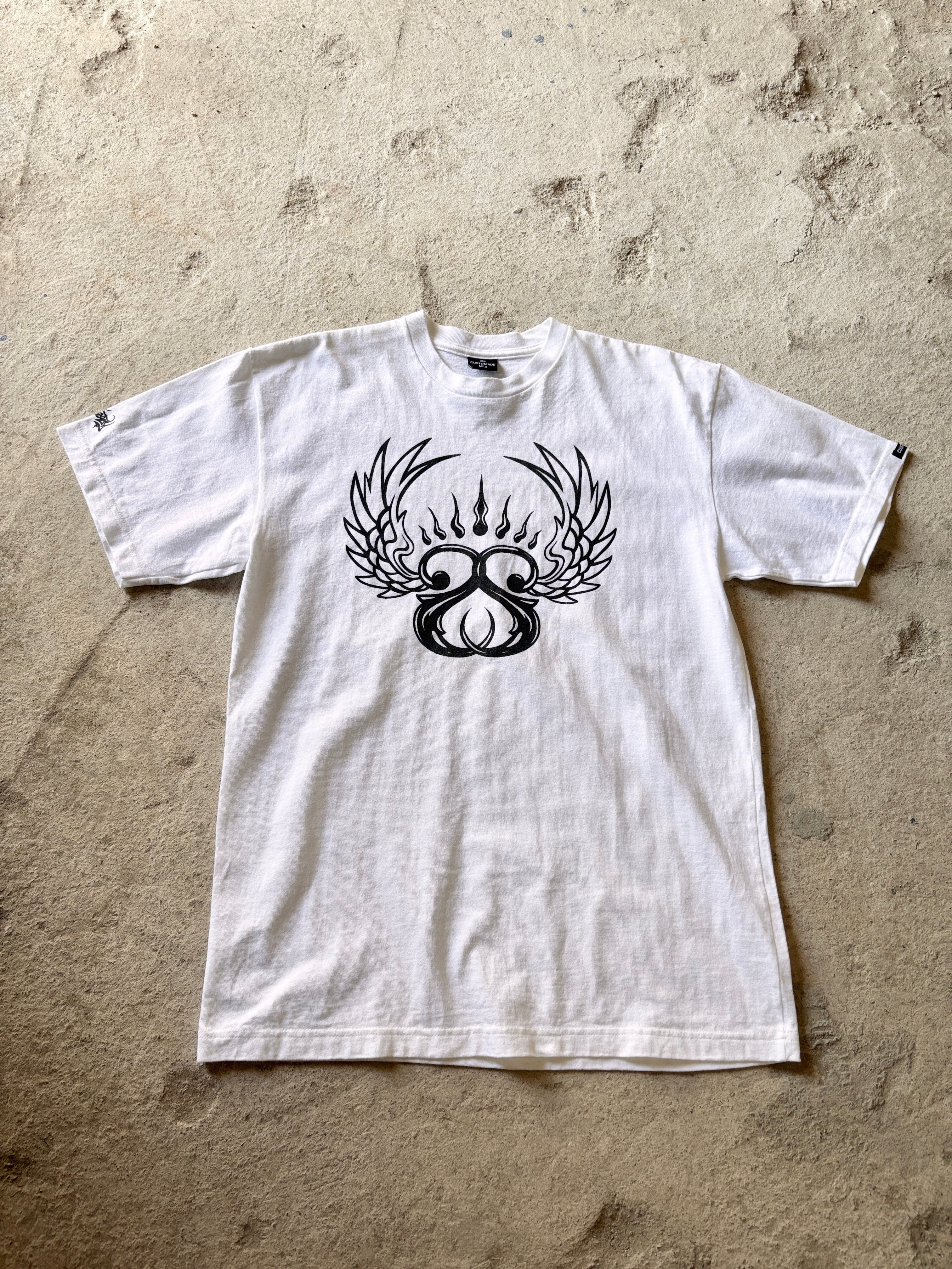 00s OLD STUSSY × 7STARS/Skull & Brush Tee/2006年/L/スカルプリントT