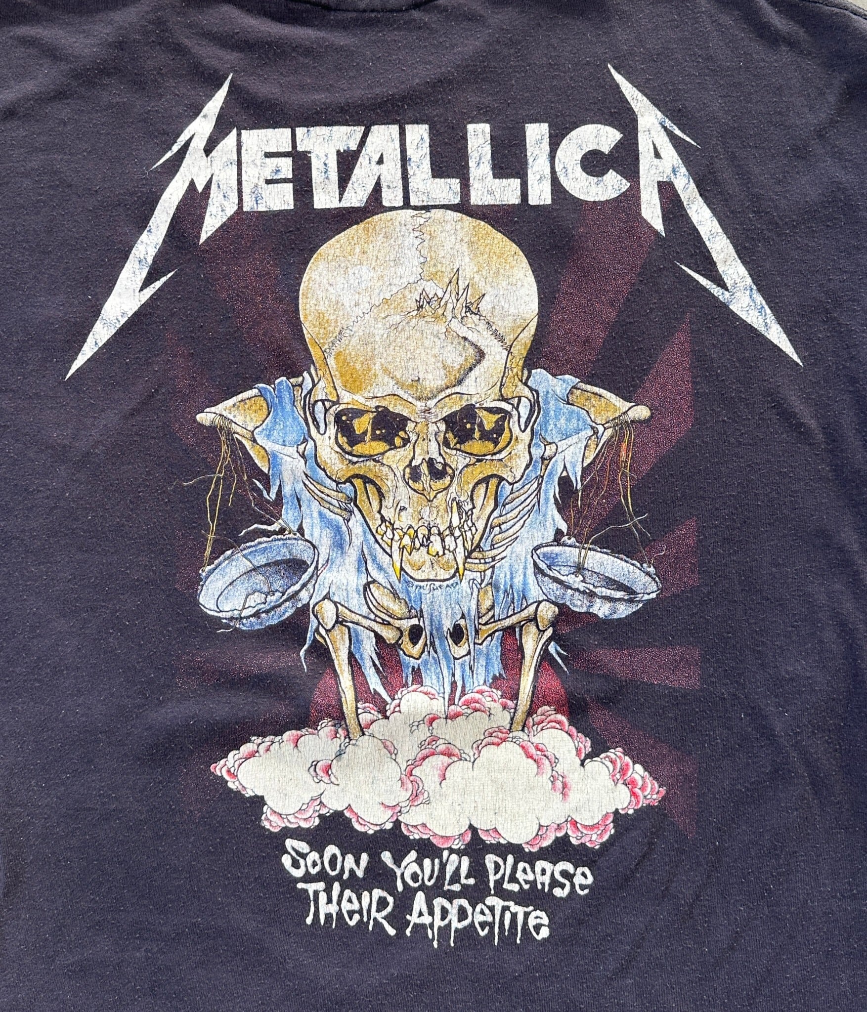 ヴィンテージ80s90sLLICAメタリカDORISドリスPUSHEAD METALLICA- Vintage 80s L Pushead Doris T-shirt made in USA