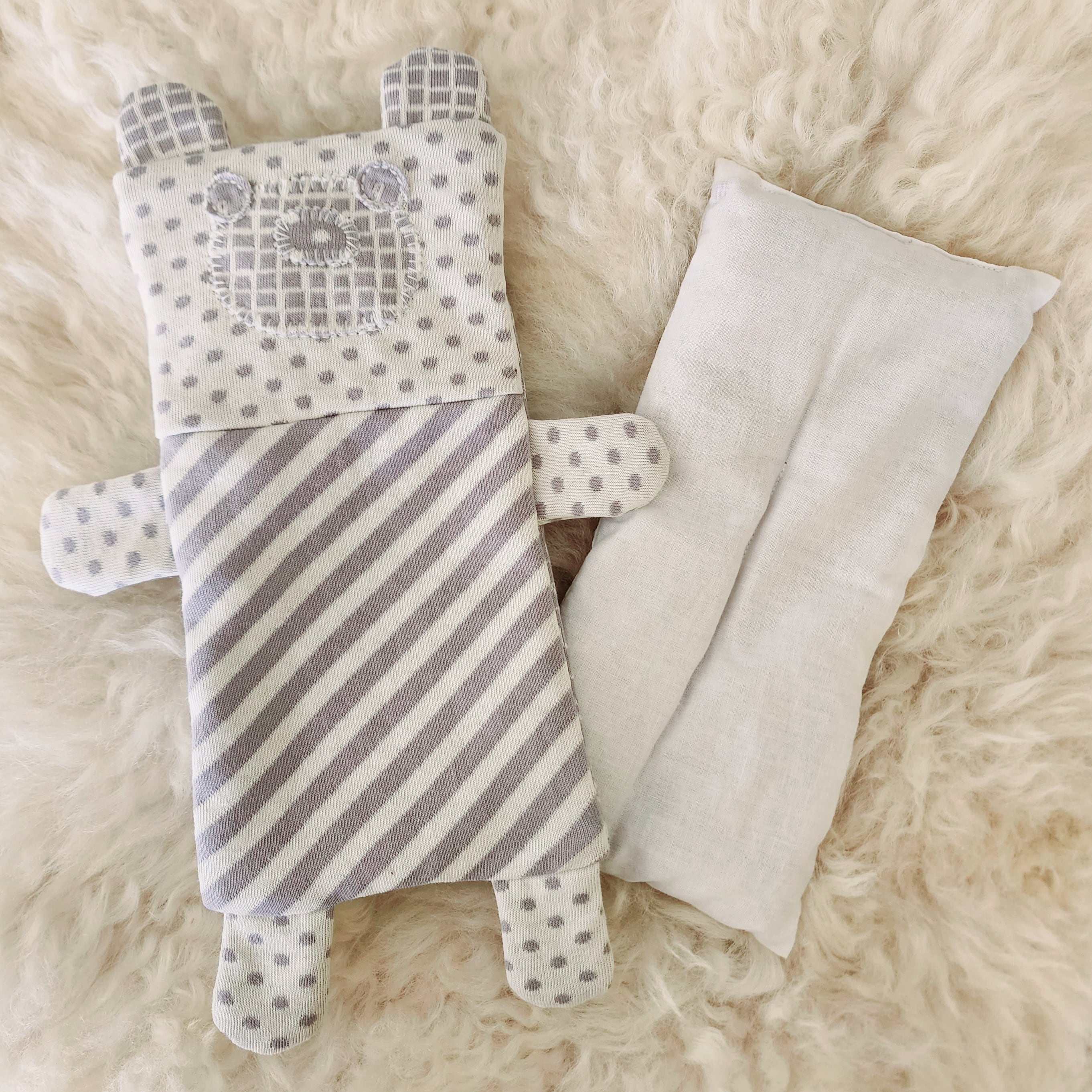 カバー付き 玄米ハーブカイロ(くま)