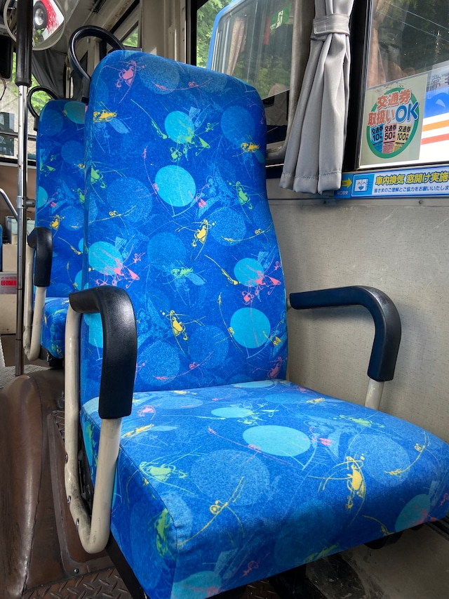 座席シート（一人掛け用）熊本200か614号車（産交バス/玉名営業所）抗菌済