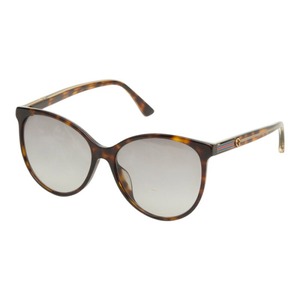 グッチ アジアンフィット サングラス GG0377SK 002 ブラウン プラスチック レディース GUCCI 【中古】