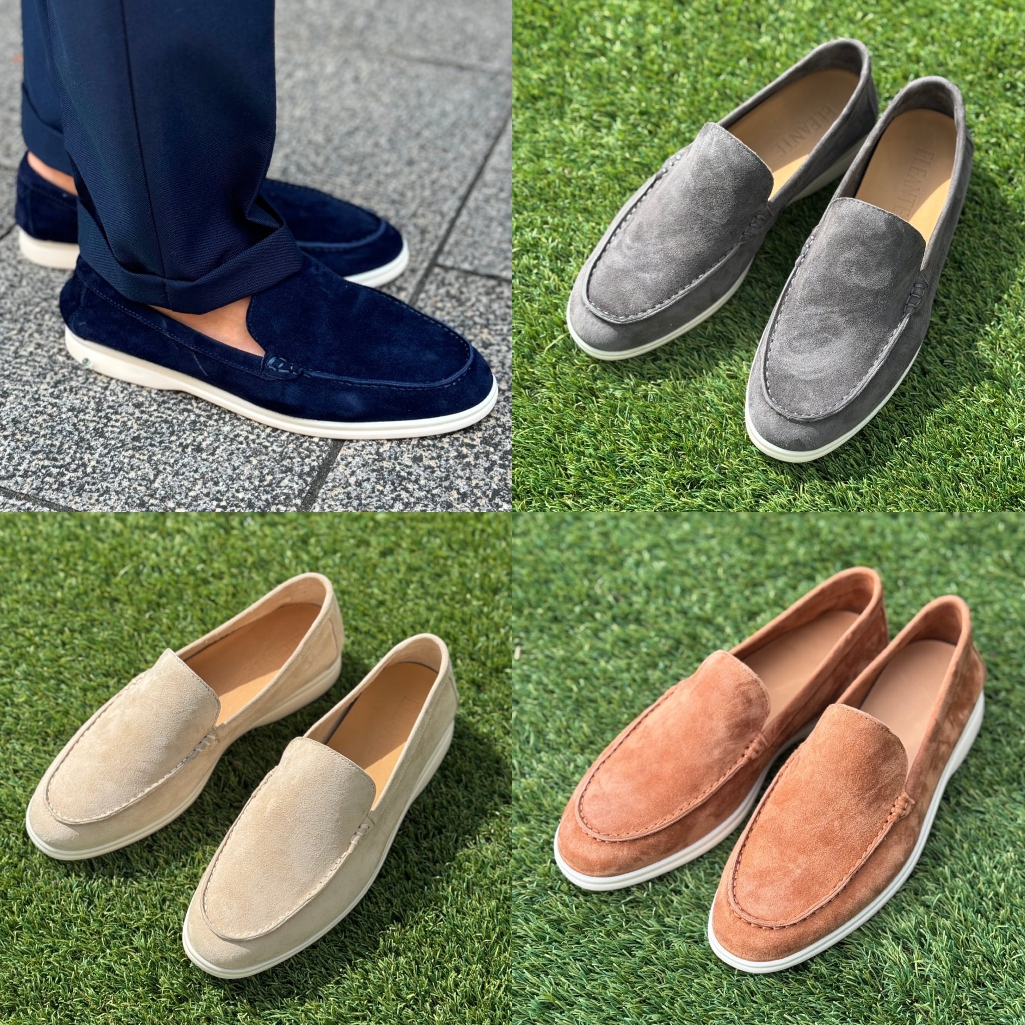 スエードスリッポン