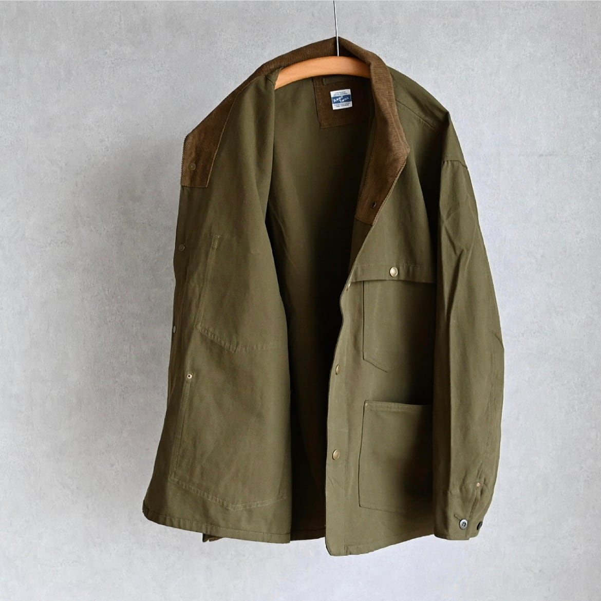 ARMY TWILL】COTTON DUCK LOGGER JACKET アーミーツイル コットン