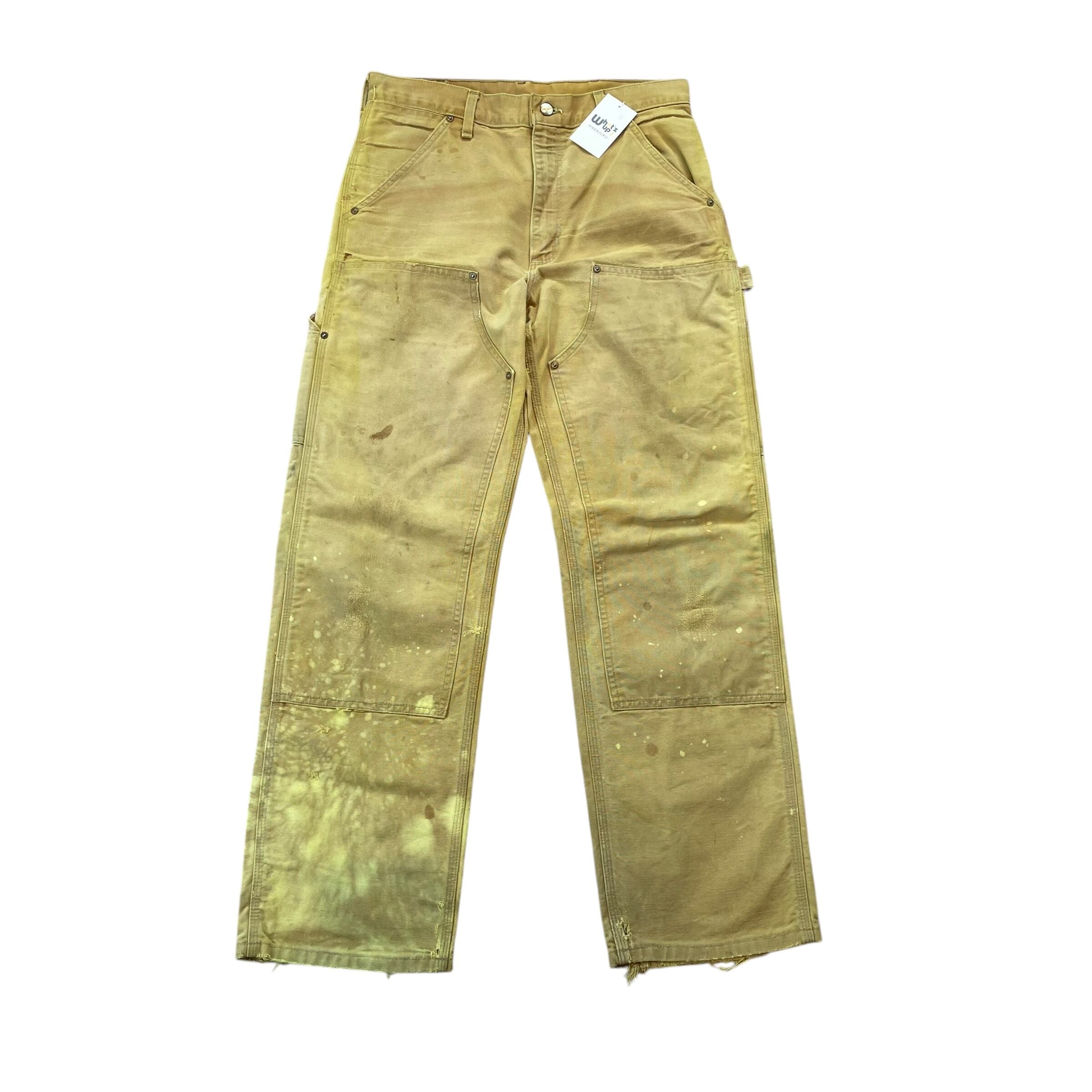 1994s Carhartt doubleknee work pant "Garment Dye Yellow"
