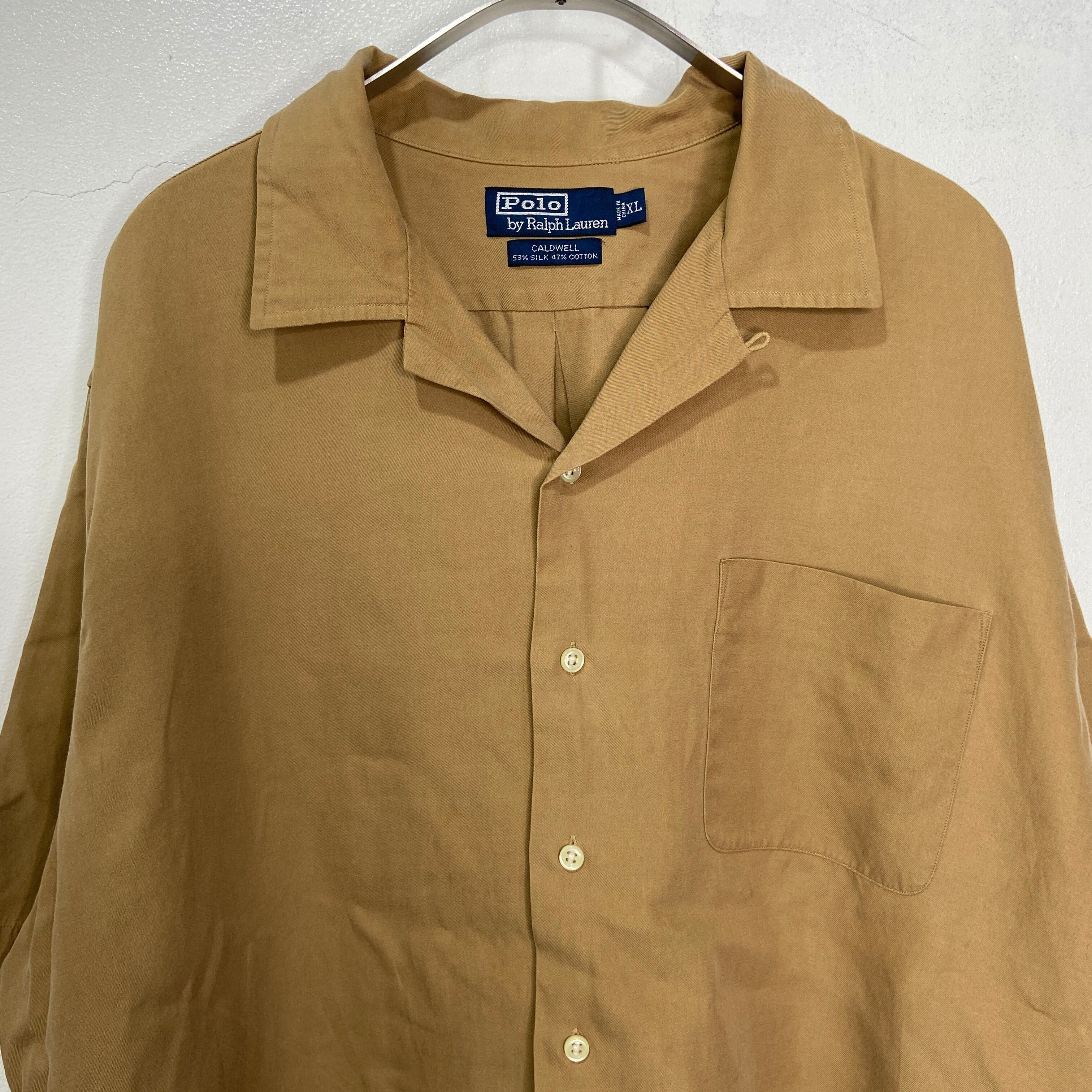Ralph lauren CALDWELL オープンカラーシャツ シルク | 古着屋 Uan 