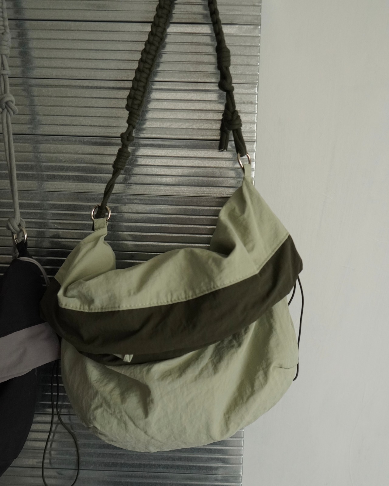 2way撥水シャーリングショルダーバック【ハンドバッグ】/2color