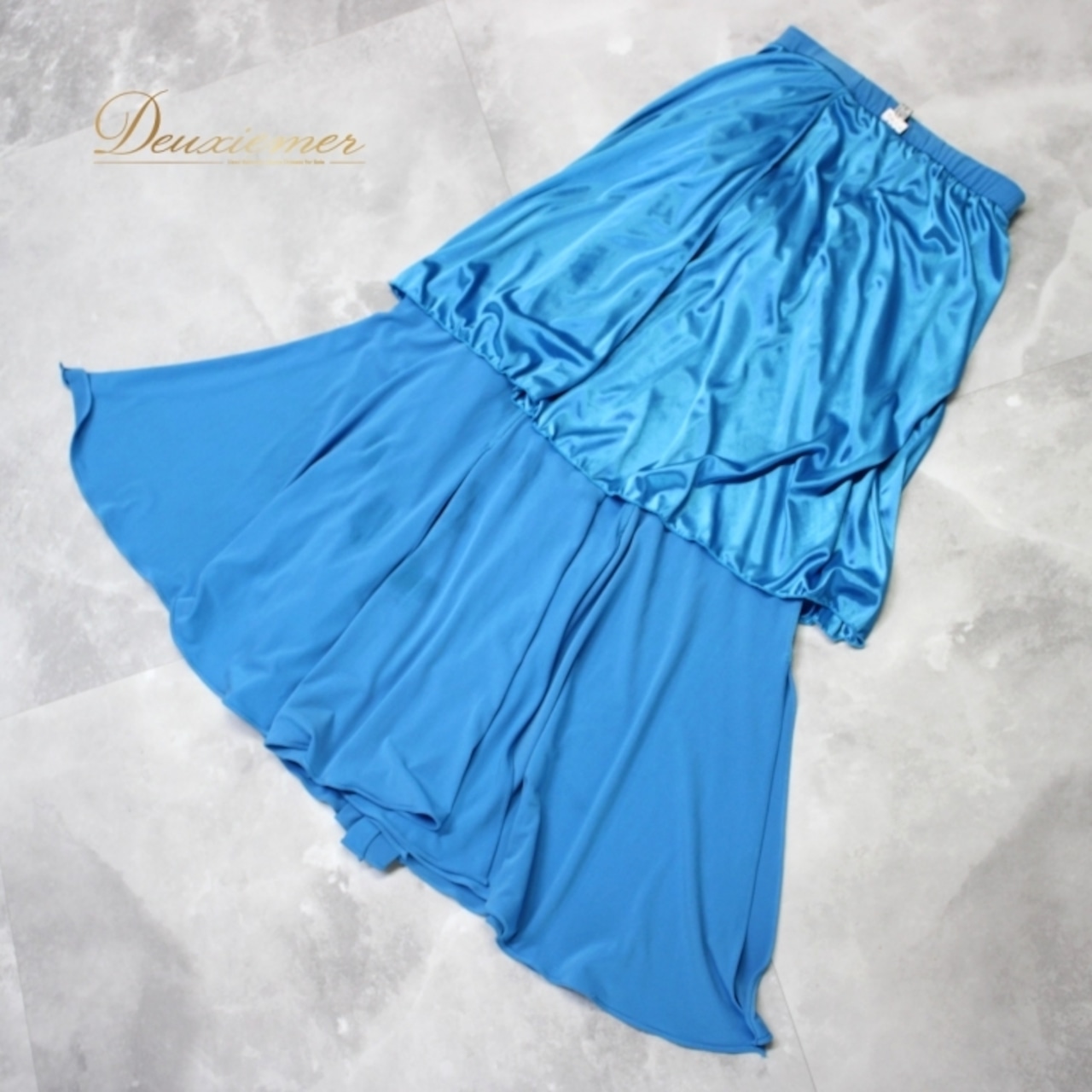 社交ダンス 衣装 スタンダード スカート レッスンウェア 女性用 オールシーズン 水色 Create-Sun クリエイトサン ブルー系 ビジュー ライトブルー ダンスウェア フレアスカート おしゃれ スポーツウェア 伸縮性 高品質 お揃い ペア ダンスレッスン スカートスタイル フェミニン 女性用衣装 舞台衣装 イベント用 コスチューム パーティー用