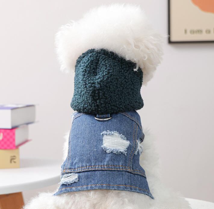 〖予約〗1103303 重ね着風ジーンズベスト