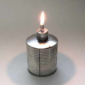 空缶のオイルランプ｜Tin Can Oil Lamp