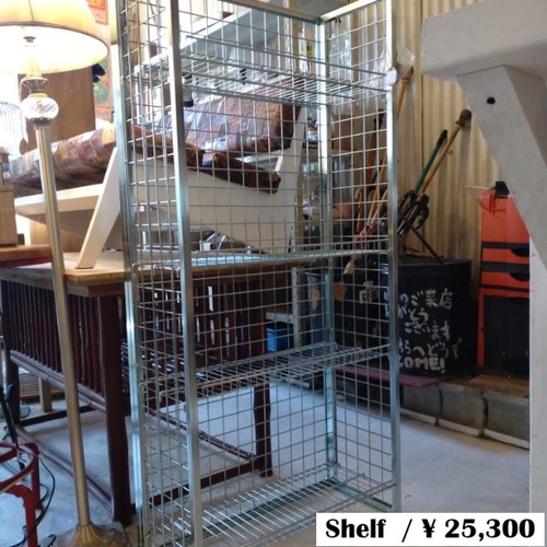 [In-store pickup only] WIRE Shelf GALVANIZED Mesh Steal Shelf Interior Storage Visible Storage