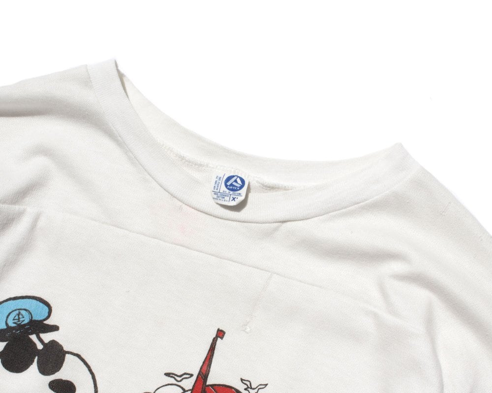 Snoopy Vintage Football T-shirt [CALIFORNIA SPORT] [ARTEX Late