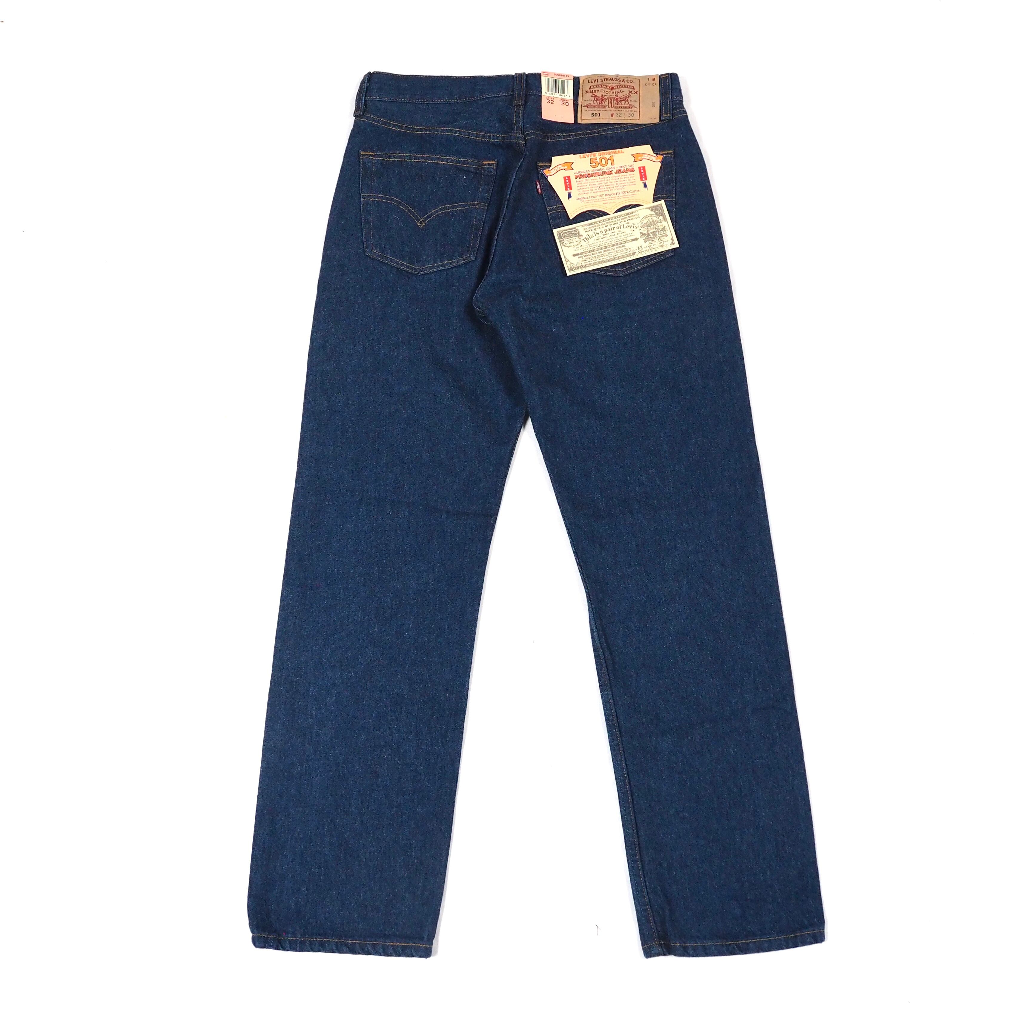 Levi's 560 black denim pants loose fit tapered 36/30 ➁ USA製