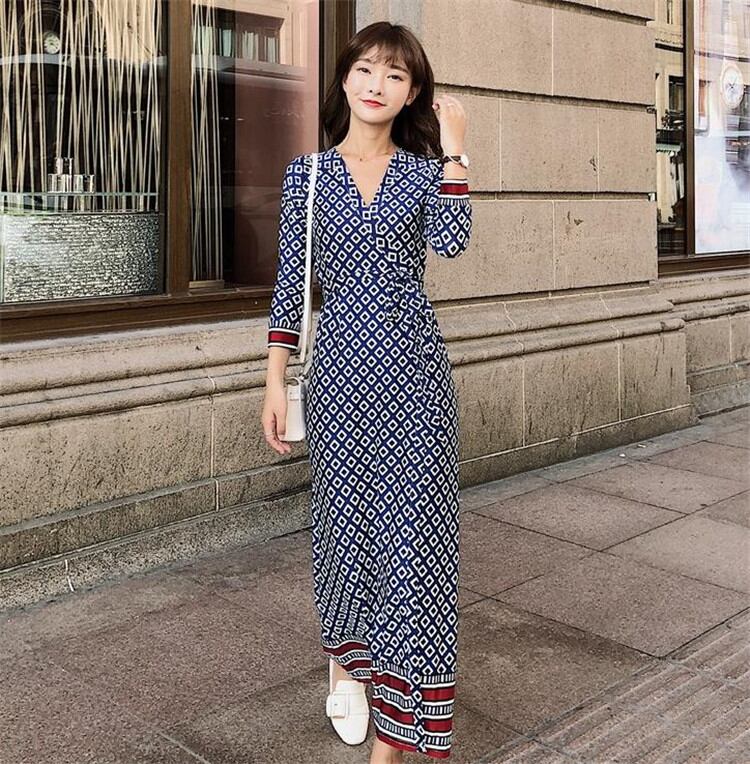 スリム ワンビース ロングスカート お出かけ 水着 ブラウス 怠惰な風 快適である