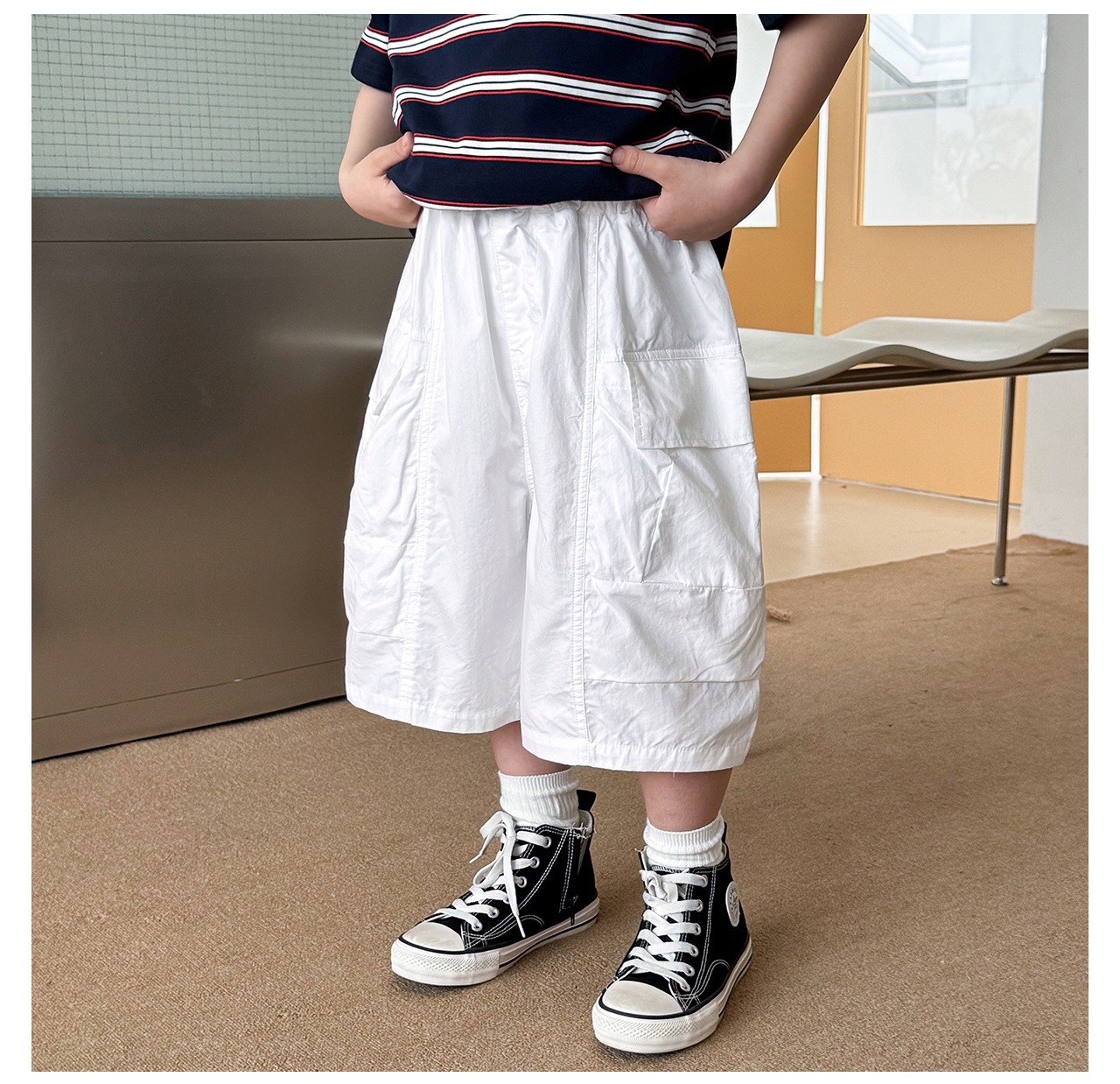 [bdiary] Order Cargo Bermuda Pants / [비다이어리] 오더카고버뮤다팬츠