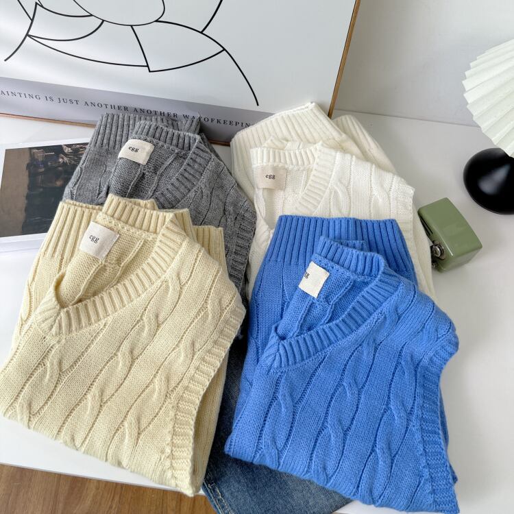 【tops】Vネックベスト M33325