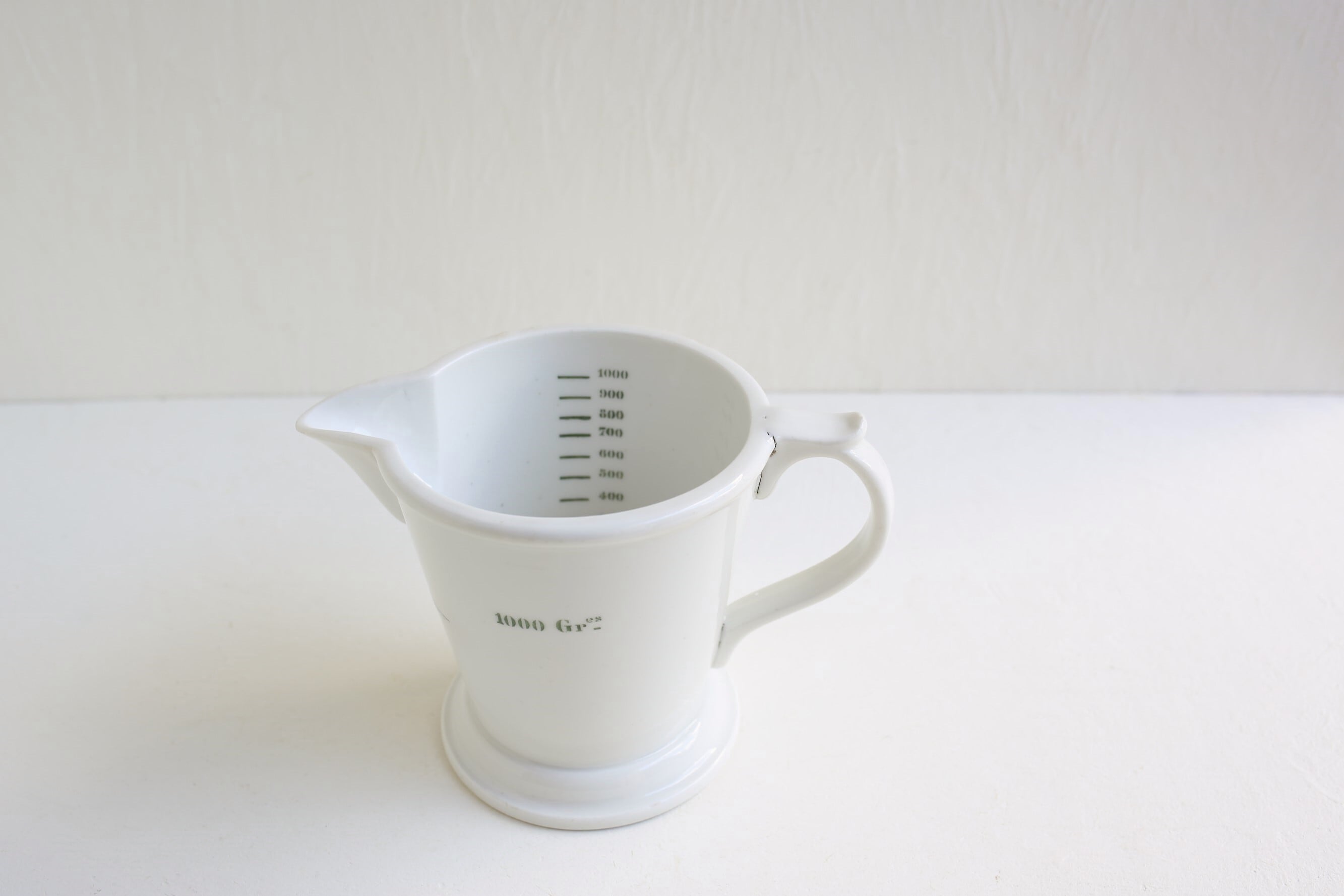 フランス アンティーク ヴィンテージ 磁器 メジャーカップ 計量カップ