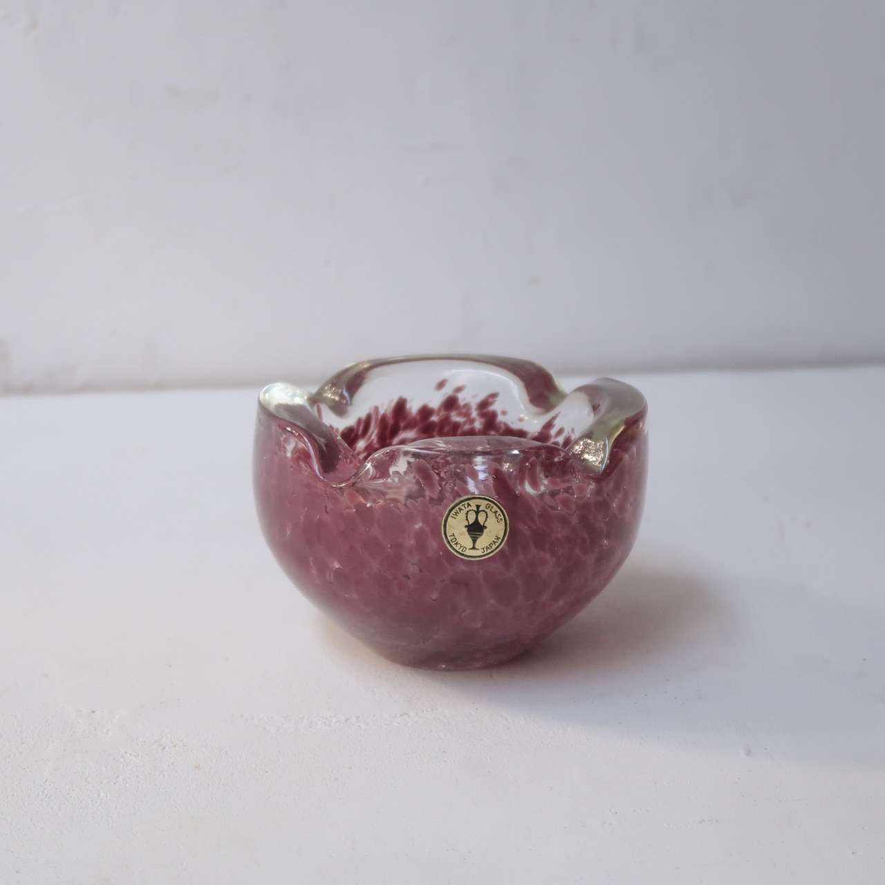 パープルマーブルのアッシュトレイ