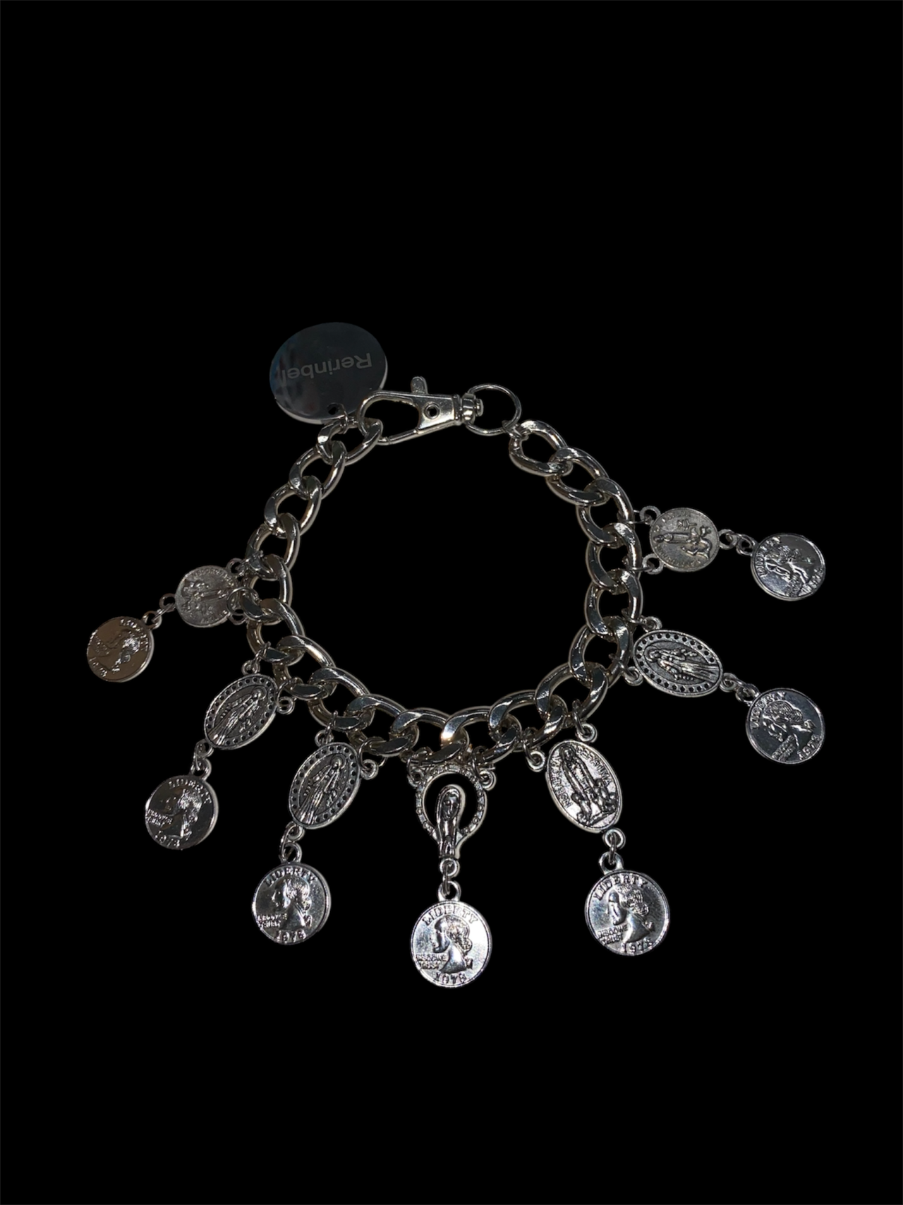 【RE RINBEL】Holy Mother Cross Bracelet 10023