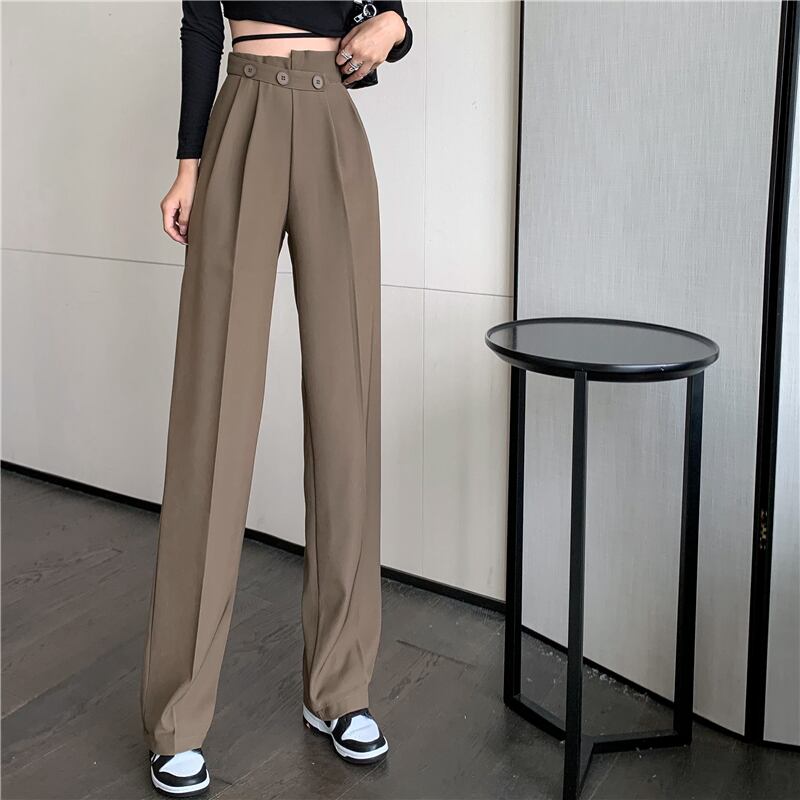 パンツ オータムスタイルハイウェストウェストルーズ 秋物 ガールズファッション68860565447