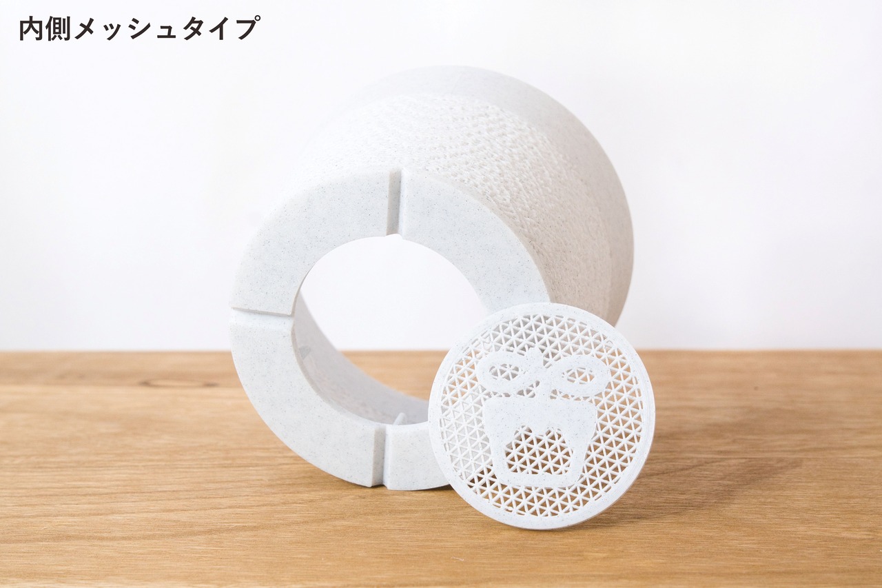 どっしり鉢(4号サイズ)｜ストーングレー