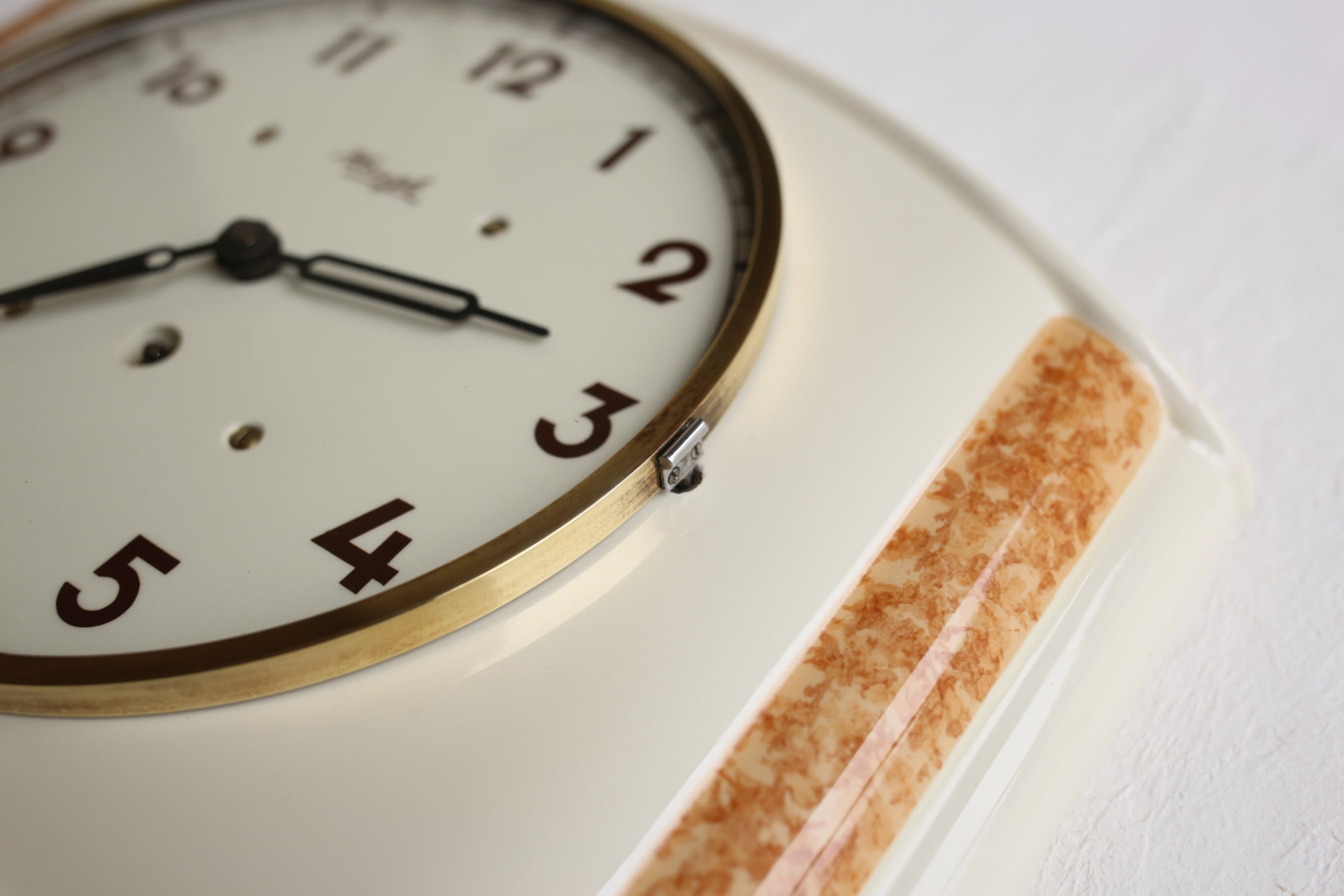 ドイツ アンティーク ヴィンテージ Kienzle 陶器製 壁掛け時計