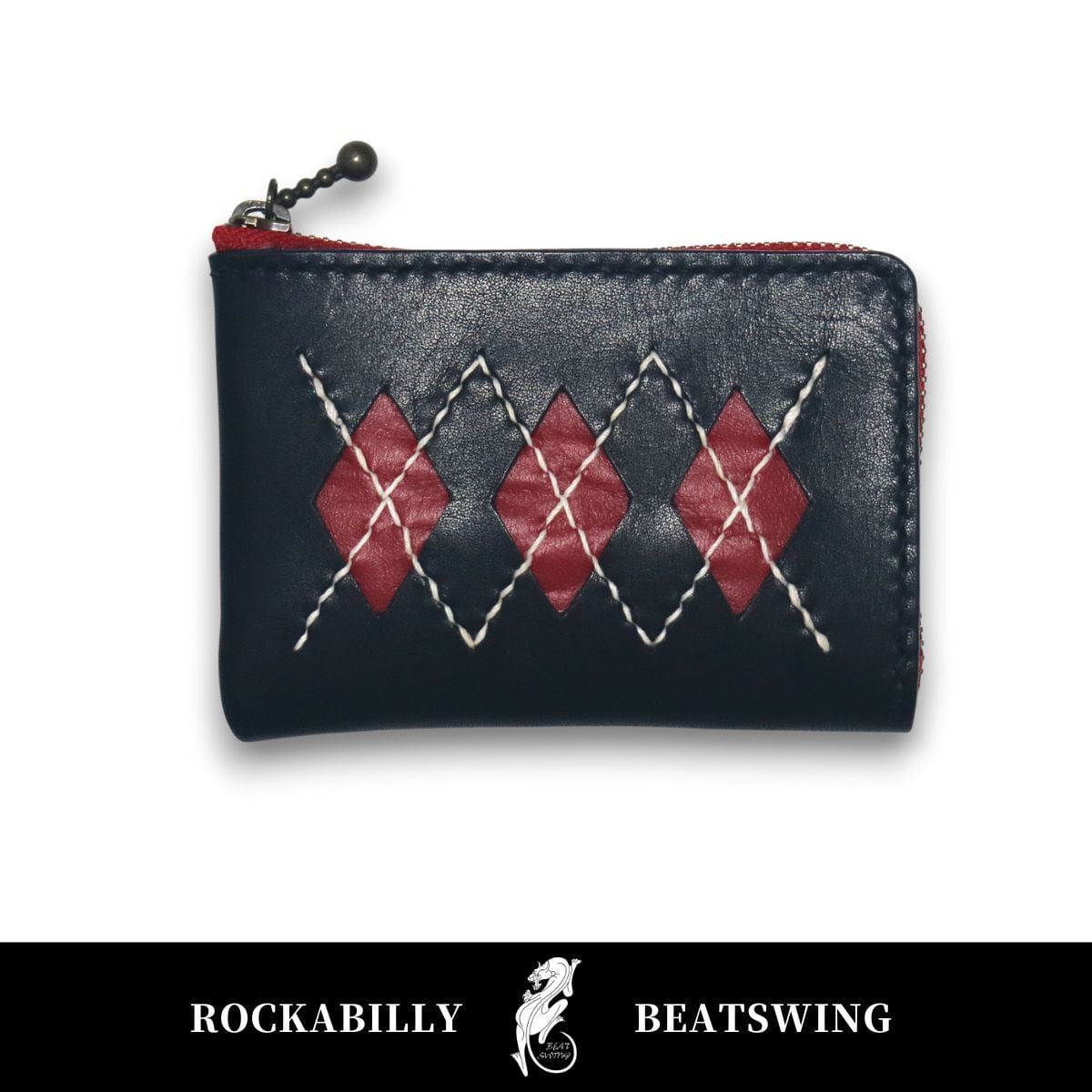 長財布 メンズ レディース コブラタグ財布 豹柄 ロカビリー