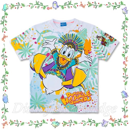 子供用 Tシャツ ドナルドのホット・ジャングル・サマー 2019 東京 ディズニー ランド 限定 ドナルドダック グッズ お土産 ミッキー ミニー 夏