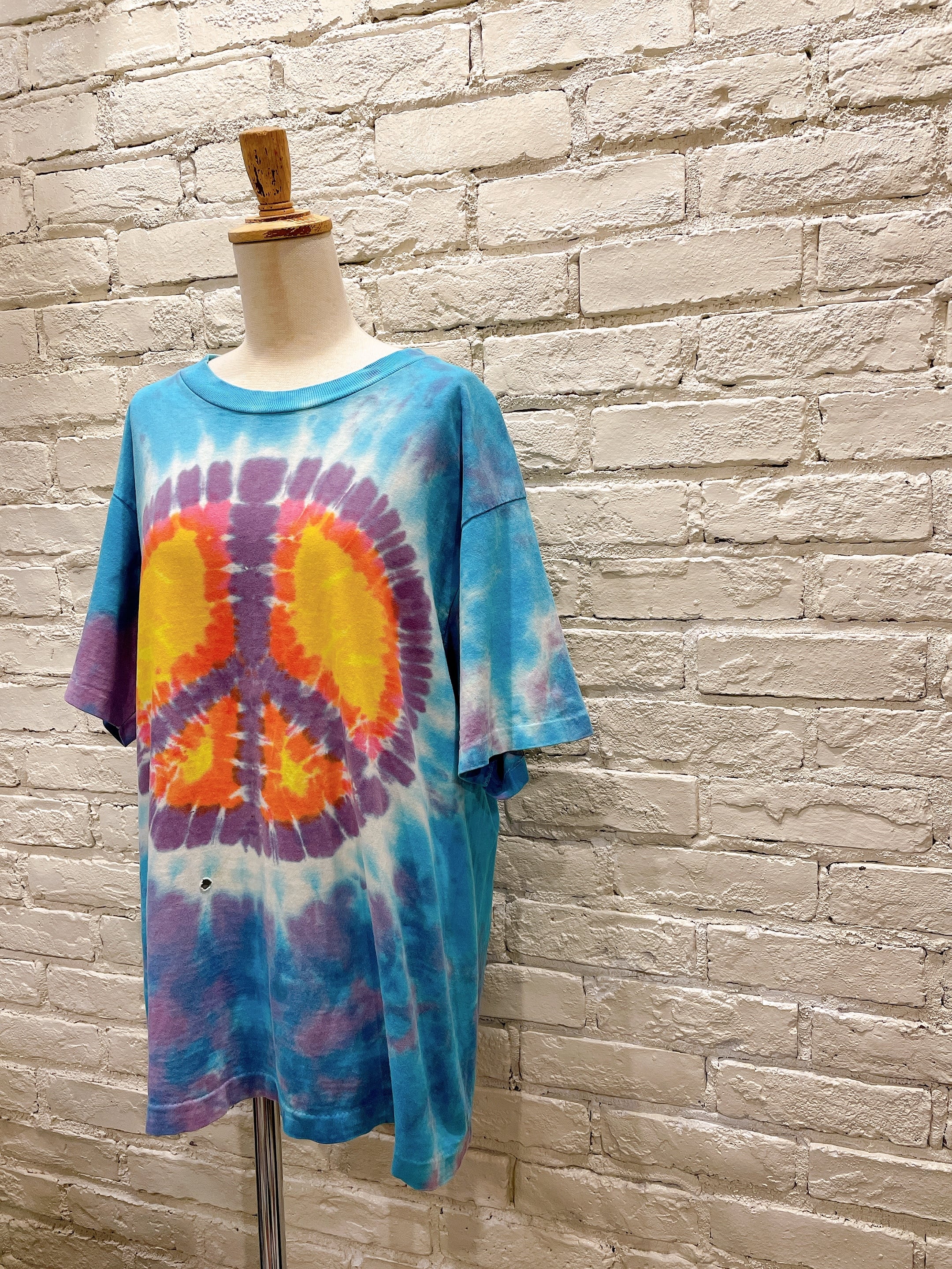 ビンテージ Tシャツ アメリカ イェーイ マーク PEACE