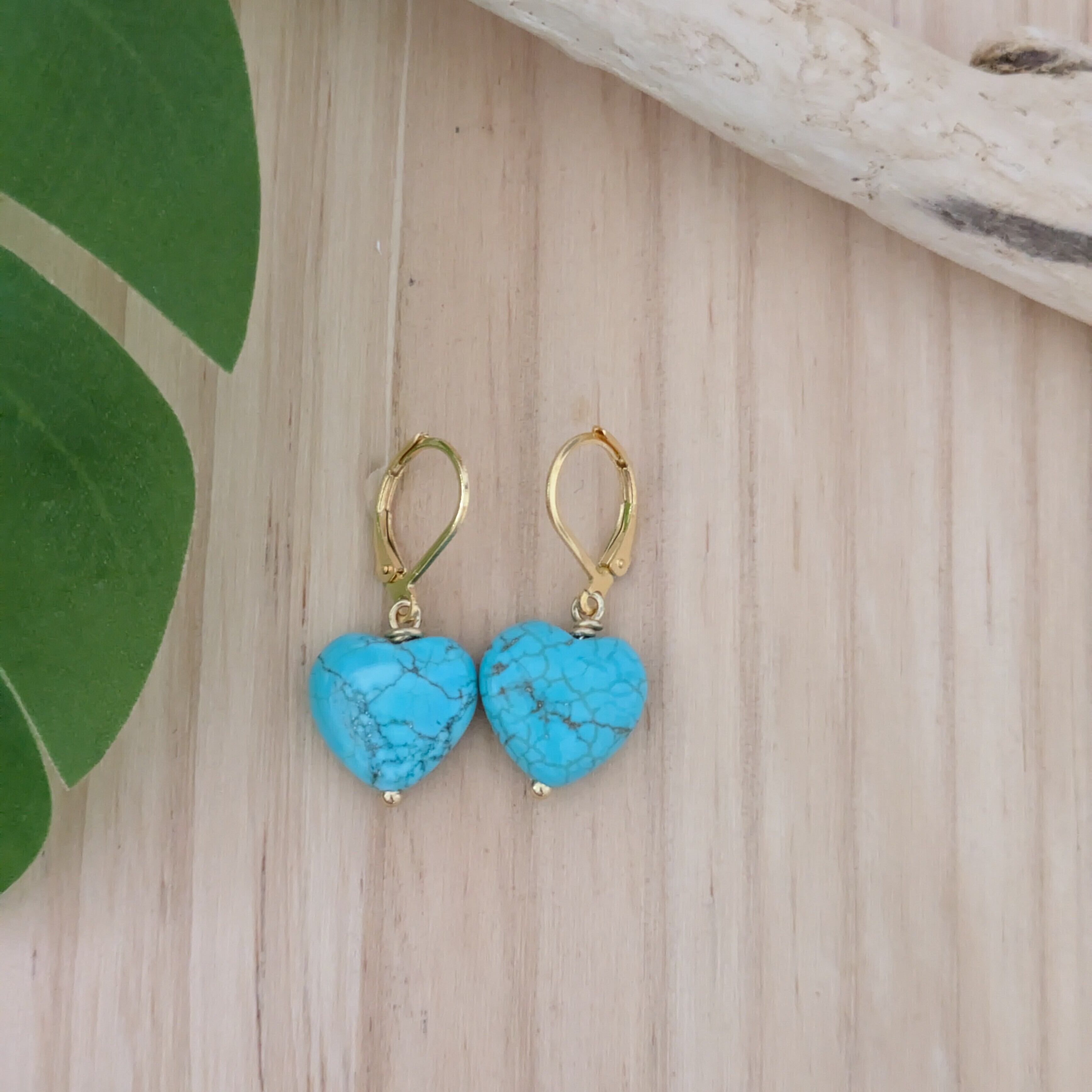 サーフィンピアス✩マグネサイトターコイズ♡ピアス | RITASHOP