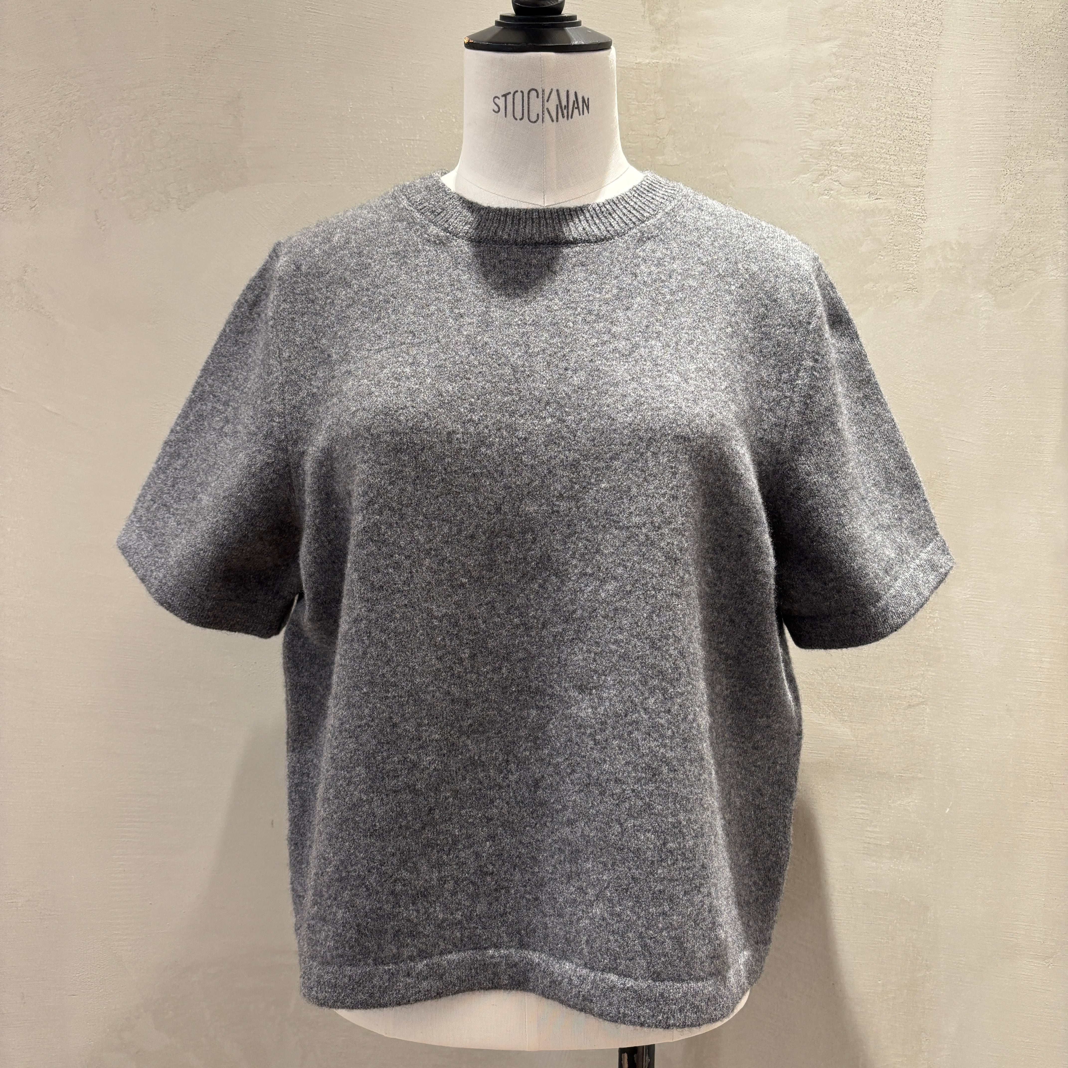 Nackiyé TEEN DREAM WOOL KNIT TOP GREY