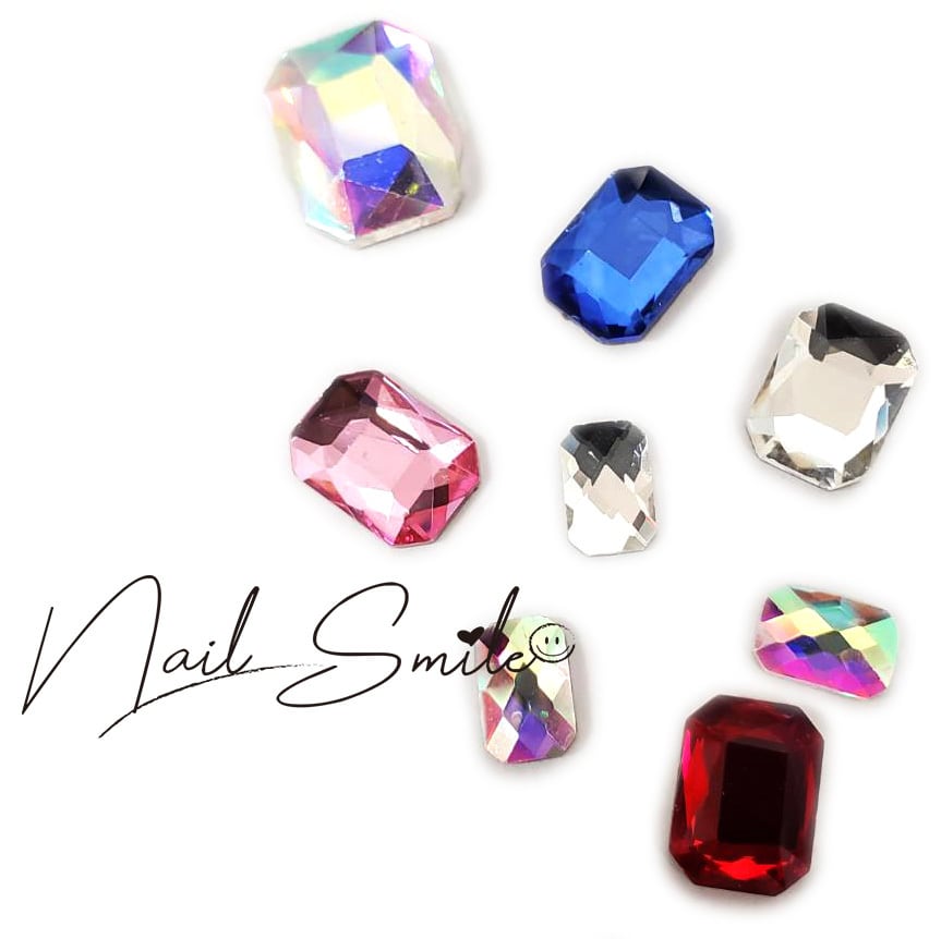専用ページです☺️  ●オクタゴン ストーン　ネイルパーツ　デコ 長方形ストーン オクタゴンガラスストーン（SS,S,M,L） | Nail Shop